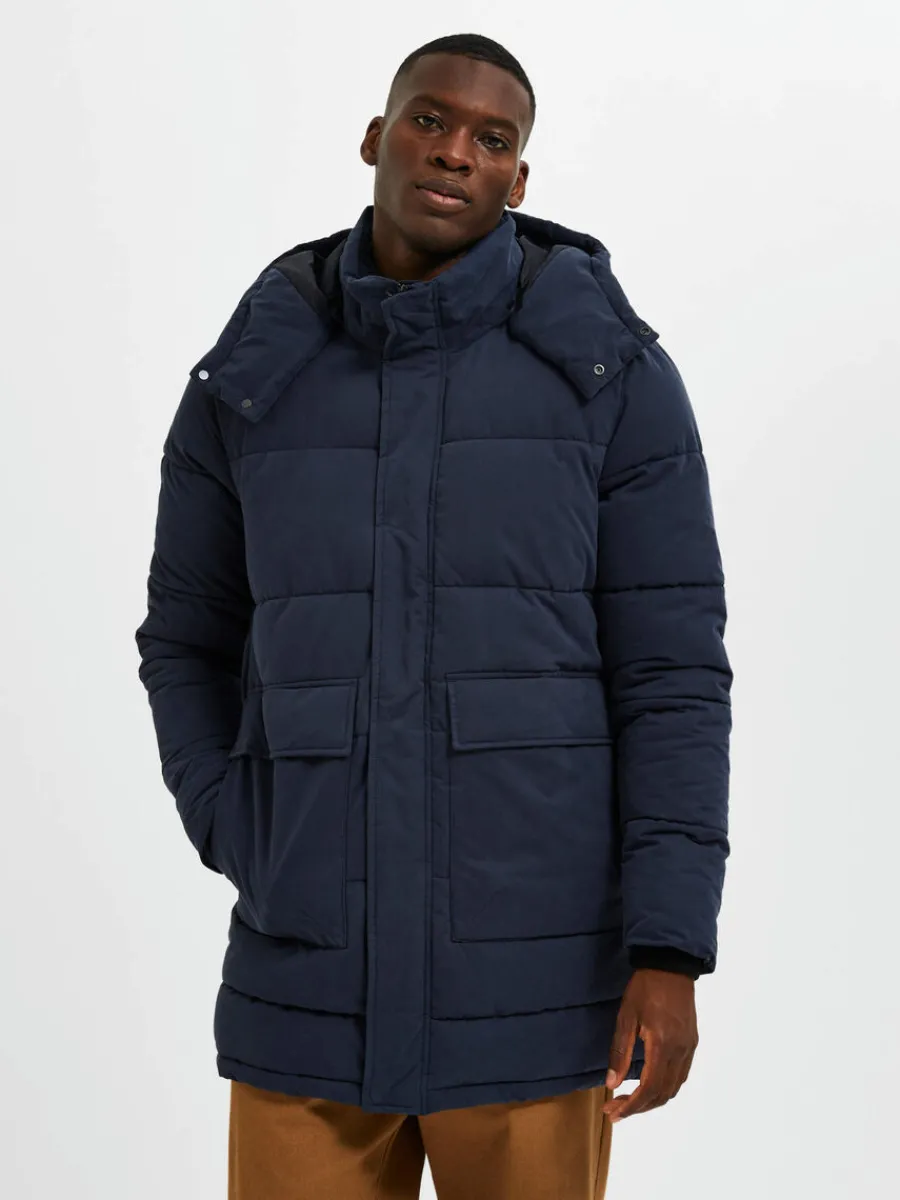 vadderad_parkas_0-5.webp SELECTED VADDERAD PARKAS Blue Discount