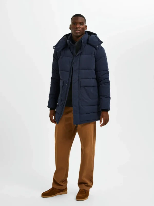 SELECTED VADDERAD PARKAS Blue Discount