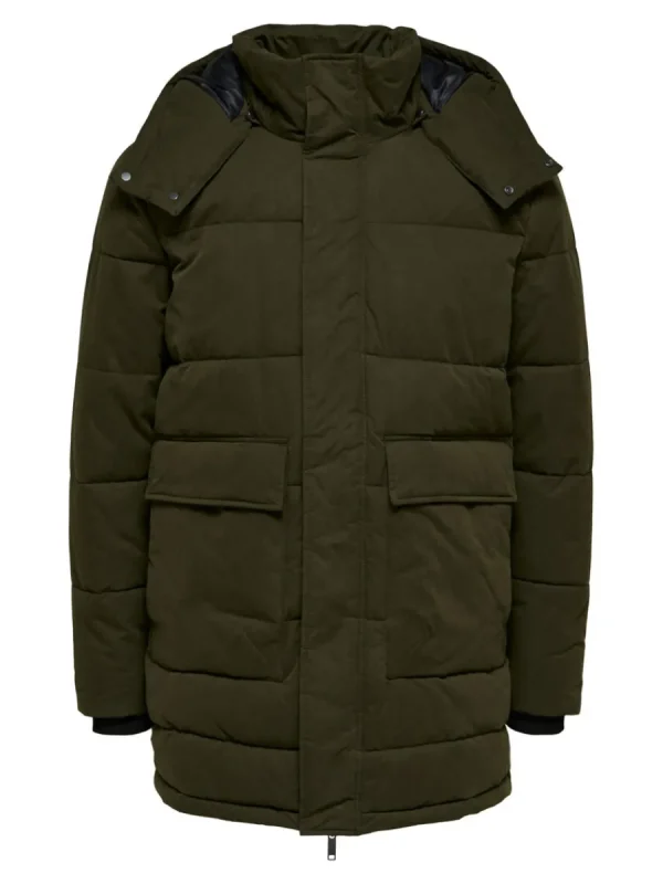 SELECTED VADDERAD PARKAS Green Sale