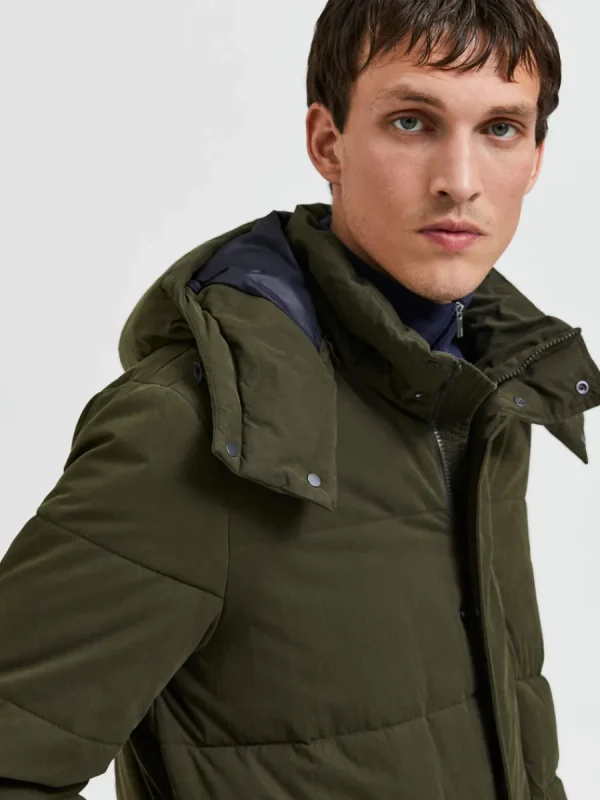 SELECTED VADDERAD PARKAS Green Sale