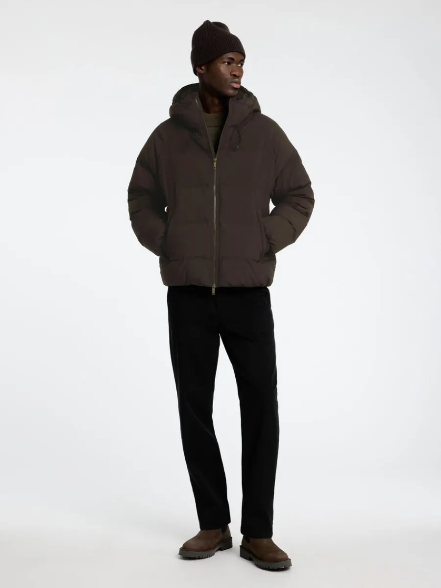 vadderad_pufferjacka_2.webp SELECTED VADDERAD PUFFERJACKA Brown Fashion