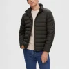 SELECTED VADDERAD QUILTAD JACKA Black Shop