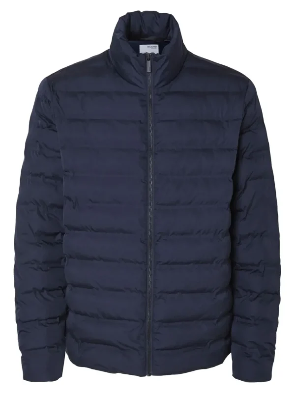 SELECTED VADDERAD QUILTAD JACKA Blue Best