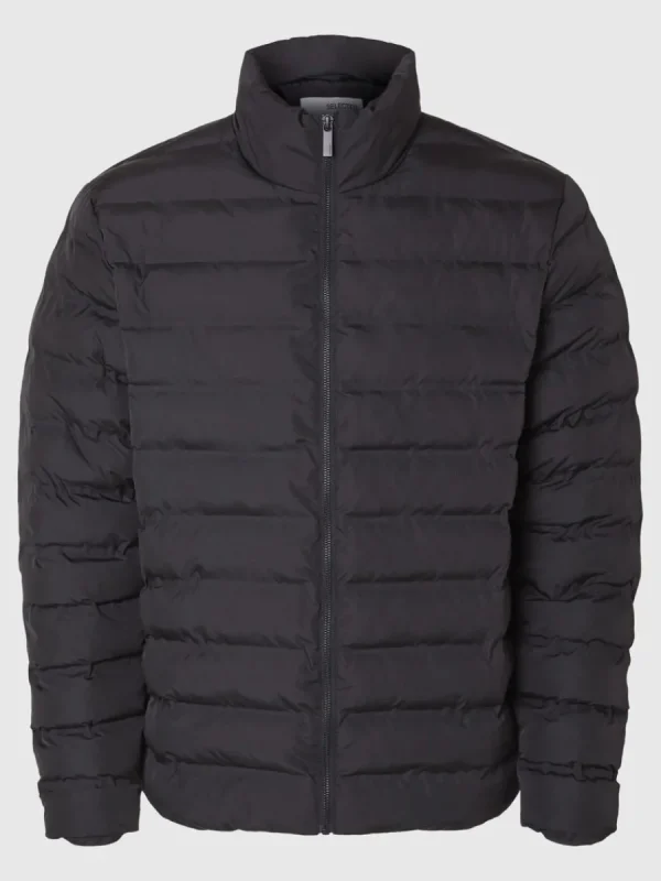 SELECTED VADDERAD QUILTAD JACKA Black Discount