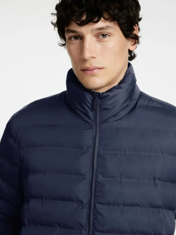 SELECTED VADDERAD QUILTAD JACKA Blue Best