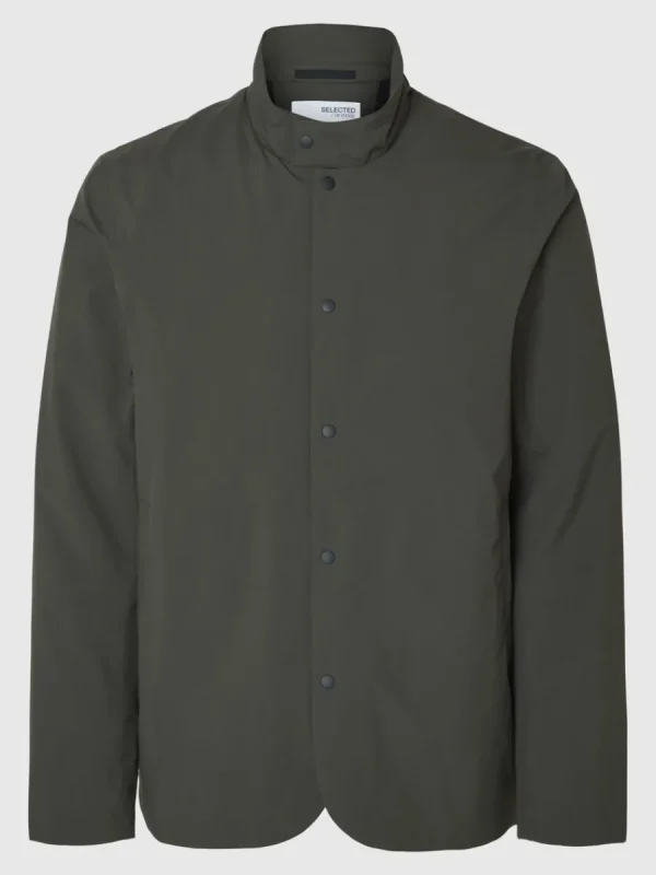 SELECTED VATTENAVVISANDE LÄTT JACKA Green Shop