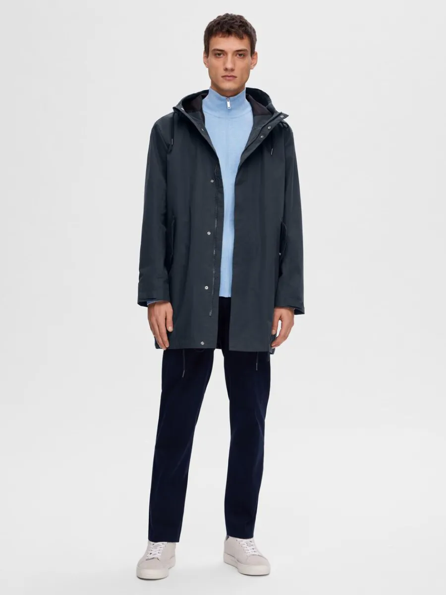 vattenavvisande_parkas_2.webp SELECTED VATTENAVVISANDE PARKAS Blue Clearance