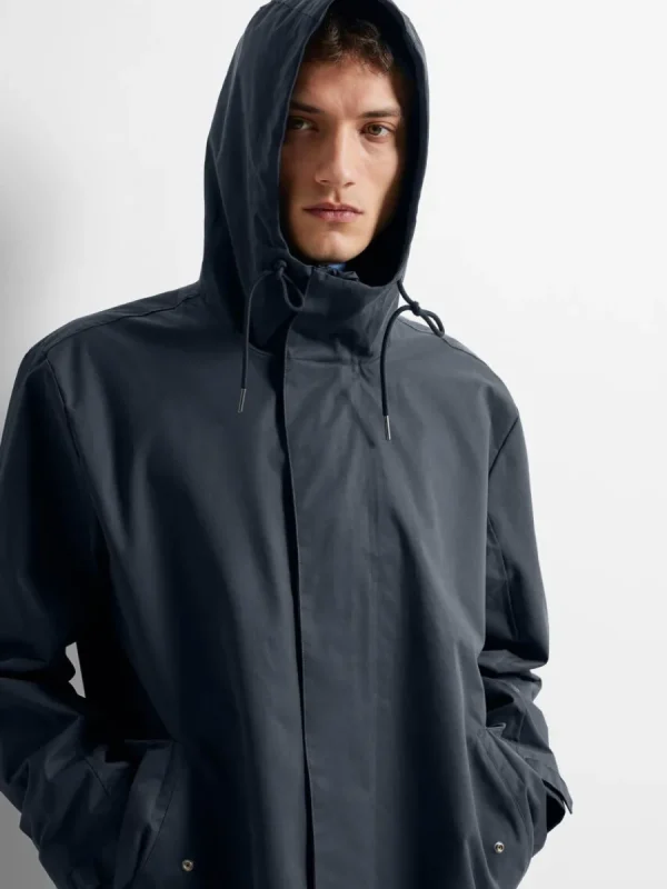 SELECTED VATTENAVVISANDE PARKAS Blue Clearance