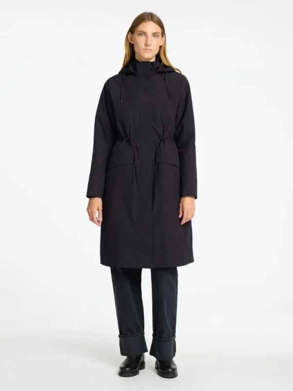SELECTED VATTENTÄT PARKAS Black New
