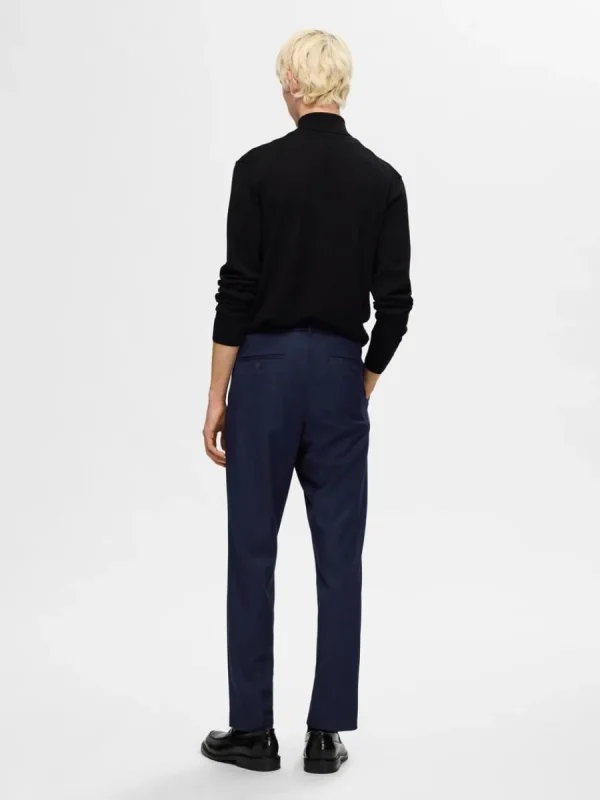 SELECTED VECKAD BYXOR Blue Store