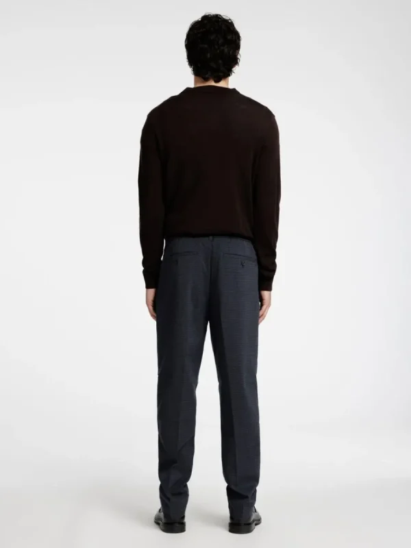 SELECTED VECKAD BYXOR Blue Flash Sale