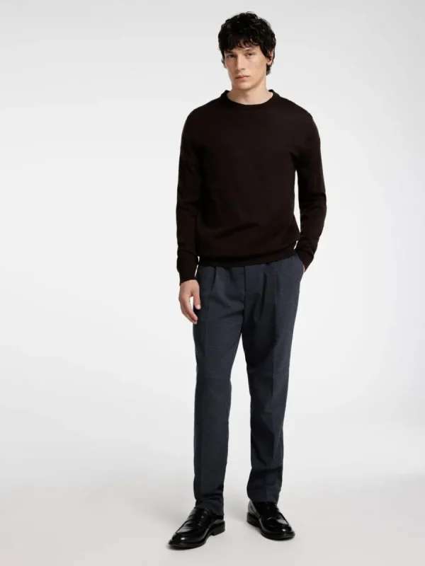 SELECTED VECKAD BYXOR Blue Flash Sale