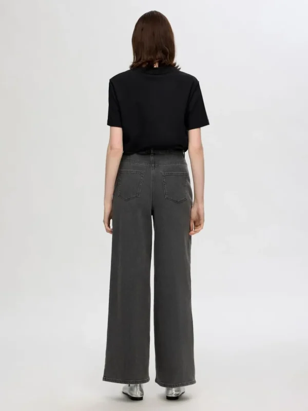 SELECTED VECKAD VIDA JEANS Grey Online
