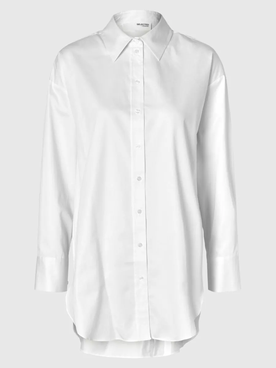 verdimensionerad_lngrmad__5.webp SELECTED ÖVERDIMENSIONERAD LÅNGÄRMAD SKJORTA White New