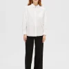 SELECTED ÖVERDIMENSIONERAD SKJORTA White Clearance