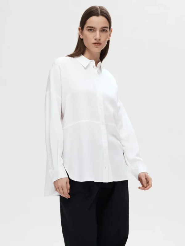 SELECTED ÖVERDIMENSIONERAD SKJORTA White Best Sale