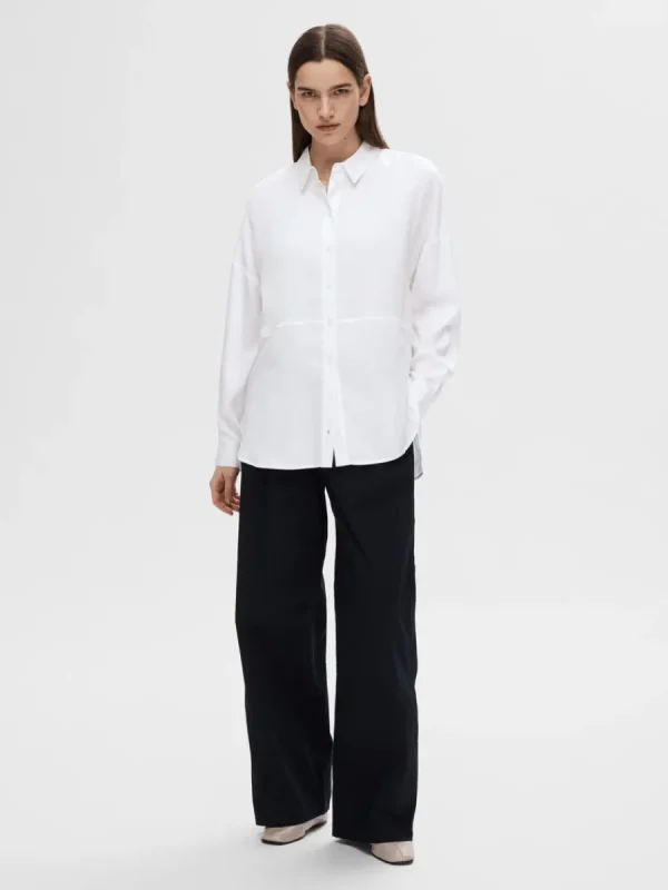 SELECTED ÖVERDIMENSIONERAD SKJORTA White Best Sale