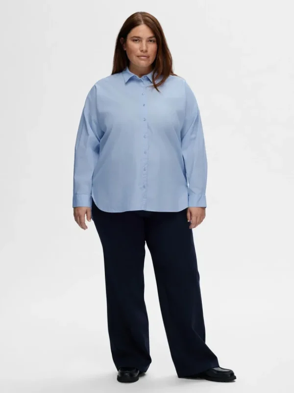 SELECTED ÖVERDIMENSIONERAD SKJORTA Blue New