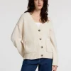 SELECTED ÖVERDIMENSIONERAD STICKAD KOFTA Beige Cheap