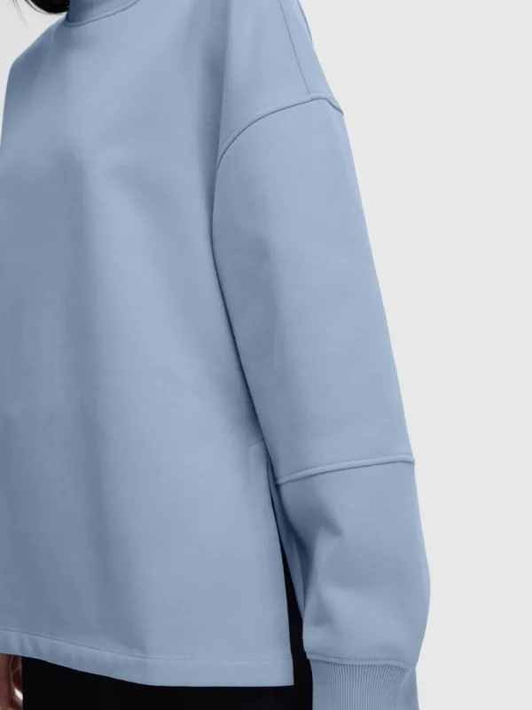 SELECTED ÖVERDIMENSIONERAD SWEATSHIRT Blue Best Sale