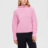 SELECTED ÖVERDIMENSIONERAD TRÖJA Pink Discount