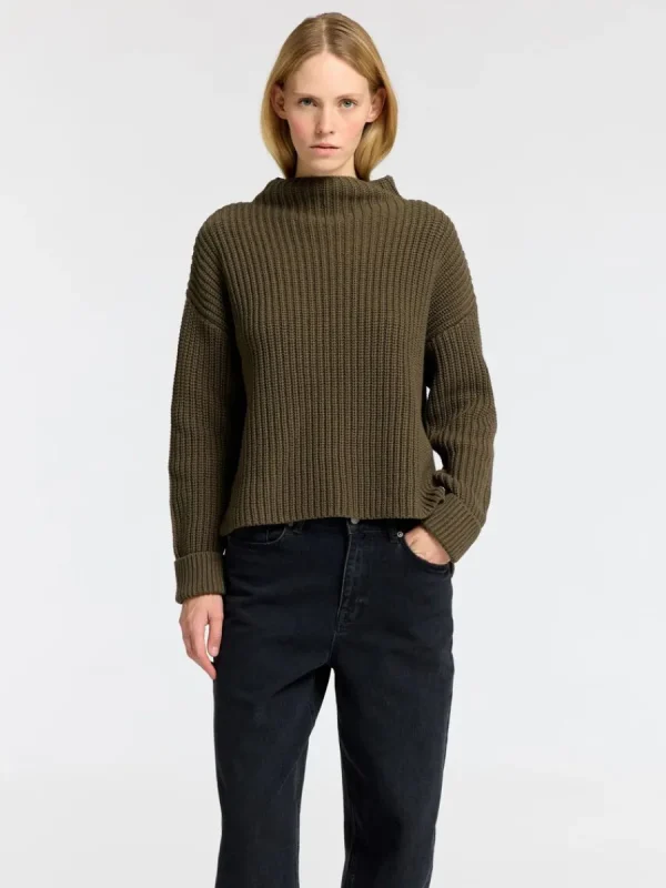 SELECTED ÖVERDIMENSIONERAD TRÖJA Green Flash Sale