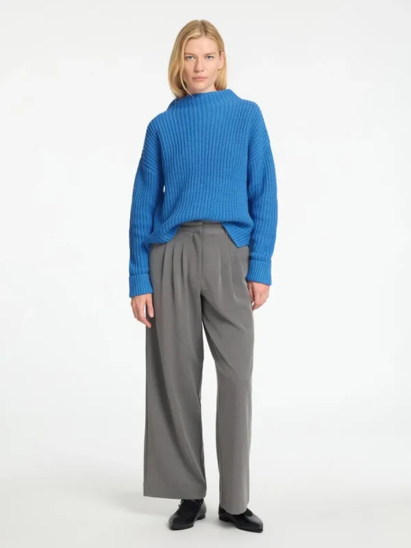 SELECTED ÖVERDIMENSIONERAD TRÖJA Blue Best Sale