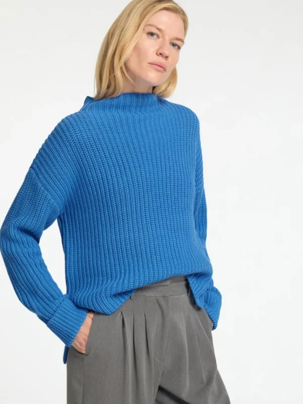 SELECTED ÖVERDIMENSIONERAD TRÖJA Blue Best Sale
