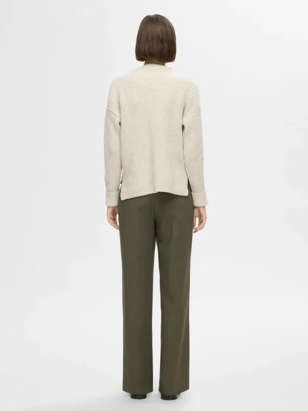 SELECTED ÖVERDIMENSIONERAD TRÖJA Beige Flash Sale