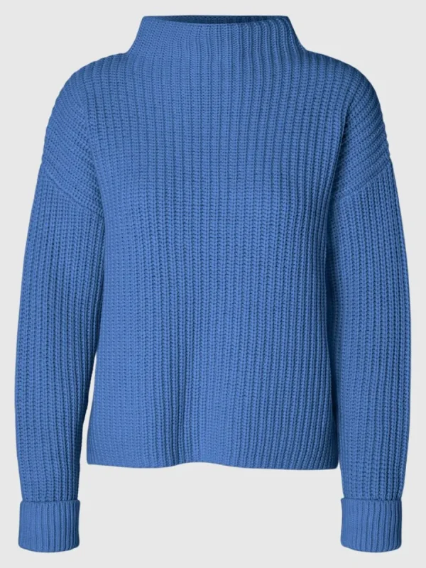 SELECTED ÖVERDIMENSIONERAD TRÖJA Blue Best Sale