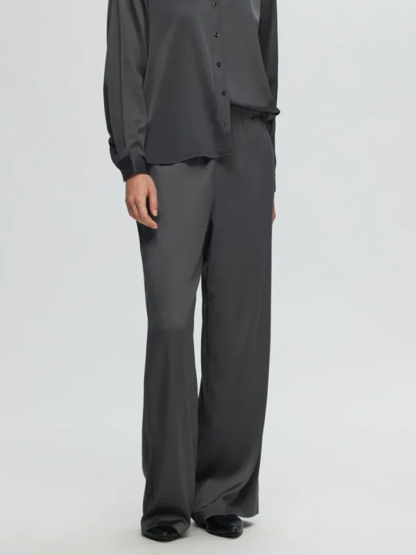 SELECTED VID PASSFORM SATINBYXOR Grey Best Sale