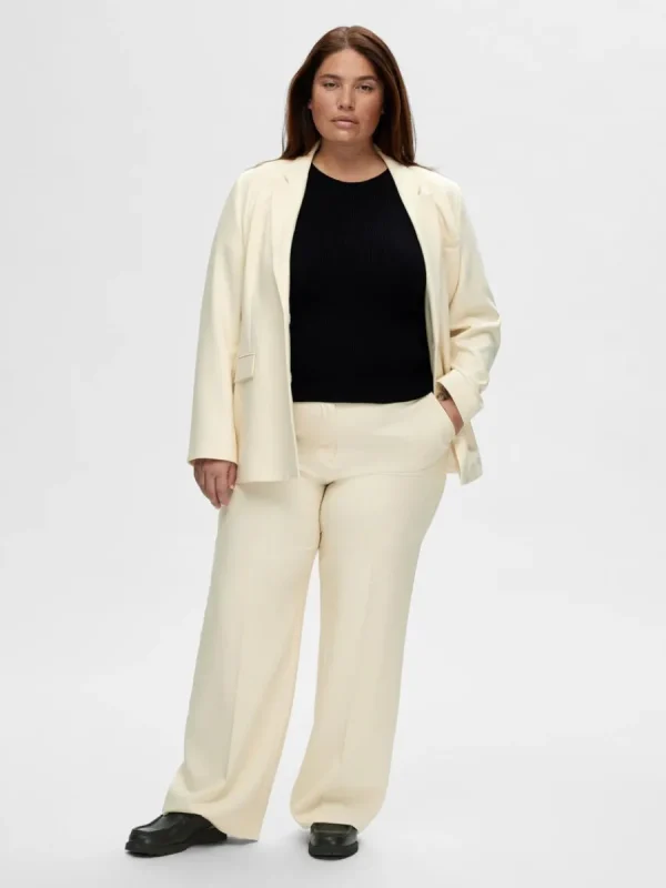 SELECTED VID SLIM FIT FORMELL KOSTYMBYXOR Beige Outlet