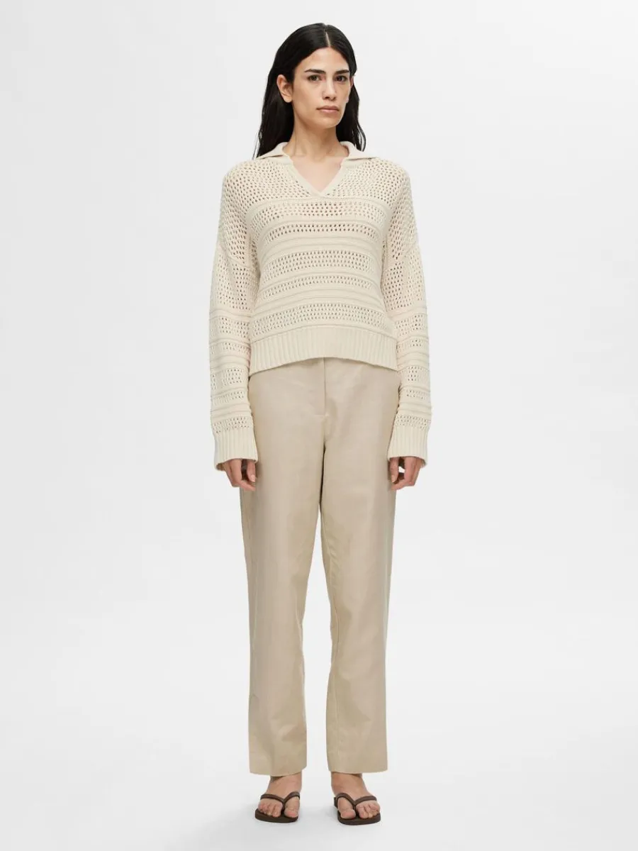 virkad_stil_trja_1.webp SELECTED VIRKAD STIL TRÖJA Beige Best