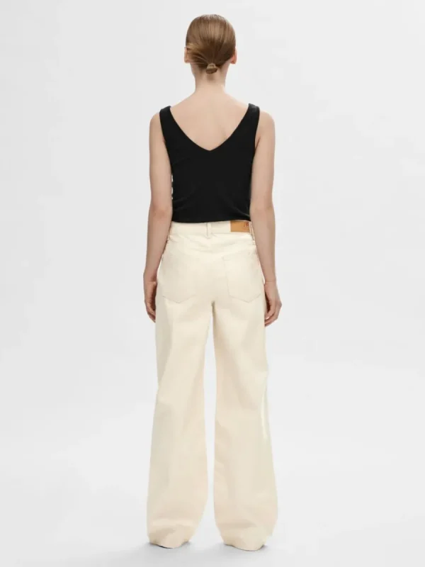 SELECTED VITA VIDA JEANS White New