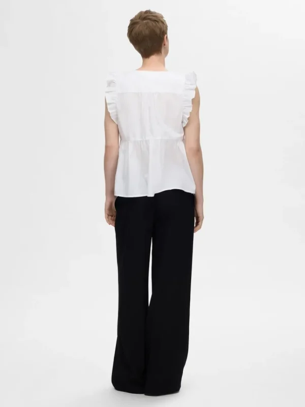 SELECTED VOLANGPRYDD TOPP White Flash Sale