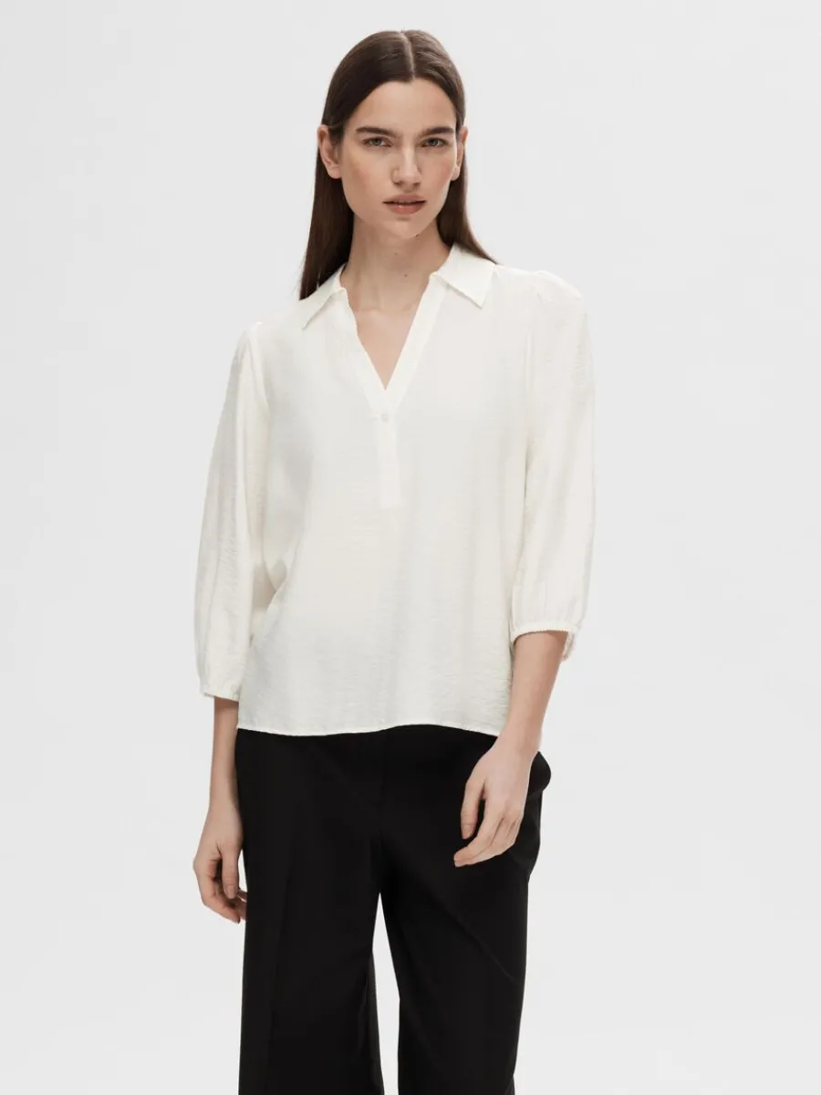 vringning_blus_0-2.webp SELECTED V-RINGNING BLUS White Online
