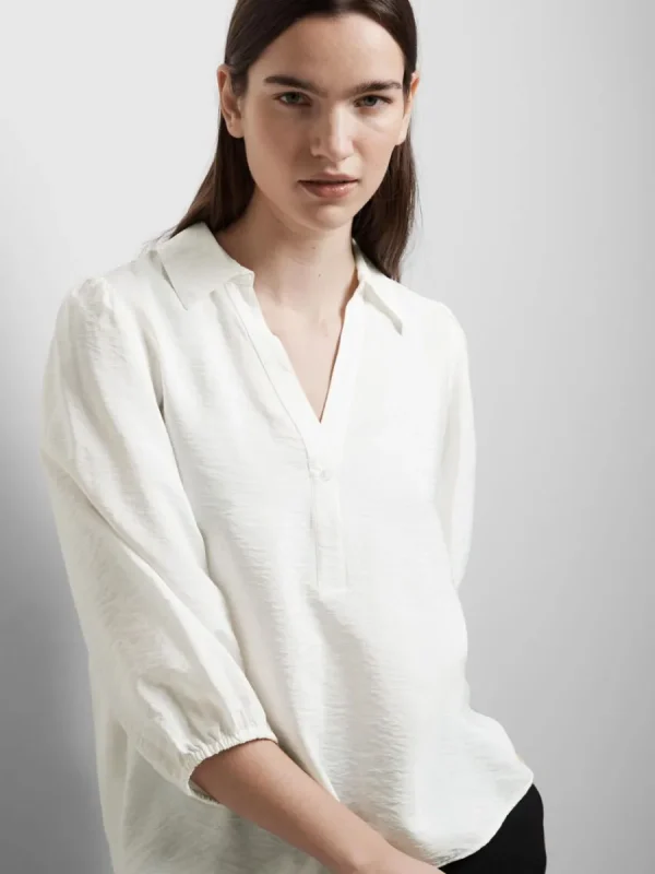 SELECTED V-RINGNING BLUS White Online