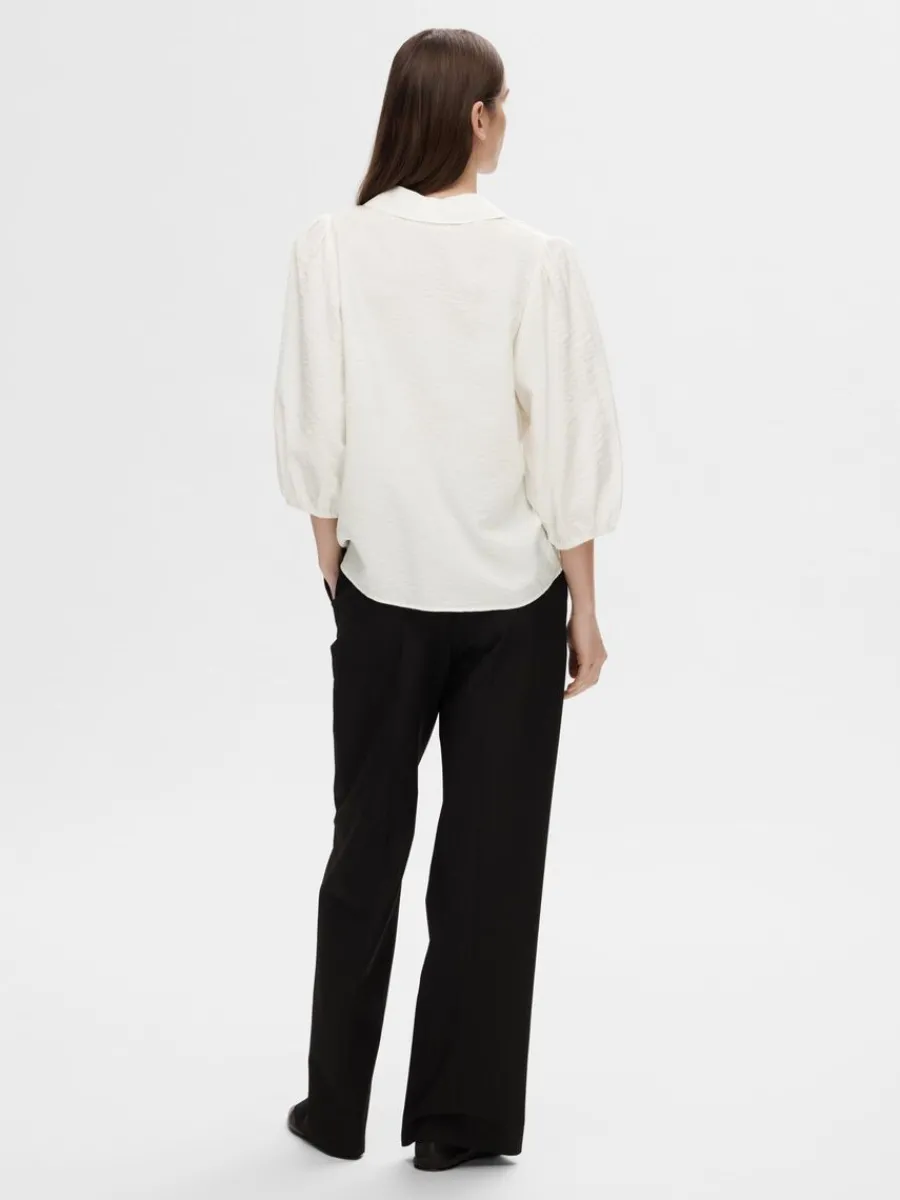 vringning_blus_4-2.webp SELECTED V-RINGNING BLUS White Online