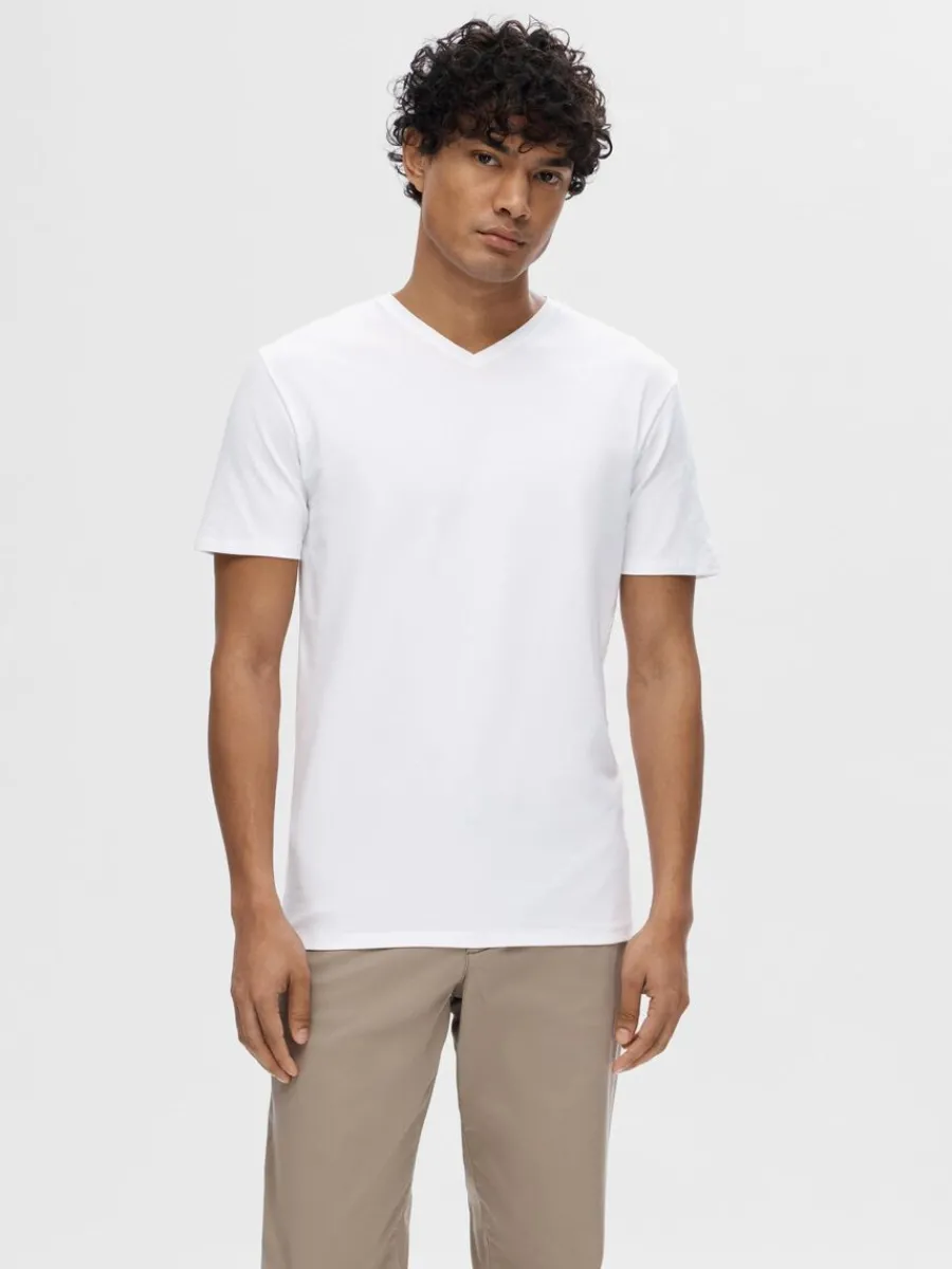 vringning_tshirt_0-3.webp SELECTED V-RINGNING T-SHIRT White Discount