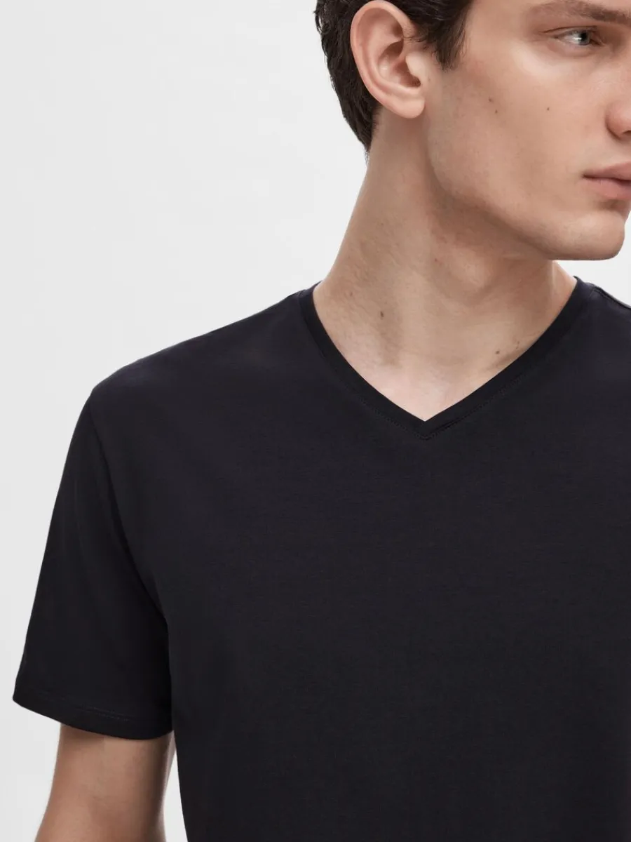 vringning_tshirt_3-1.webp SELECTED V-RINGNING T-SHIRT Black Cheap