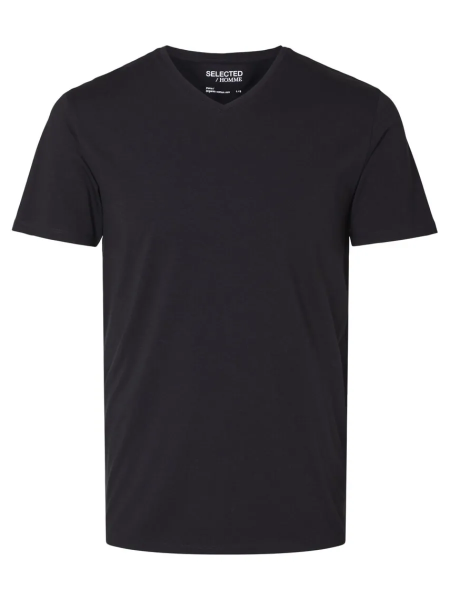 vringning_tshirt_5-1.webp SELECTED V-RINGNING T-SHIRT Black Cheap