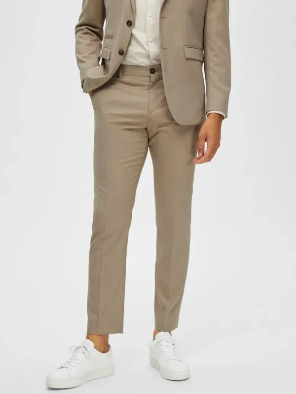 SELECTED VÄVD BYXOR Beige Online