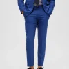 SELECTED VÄVD BYXOR Blue Clearance