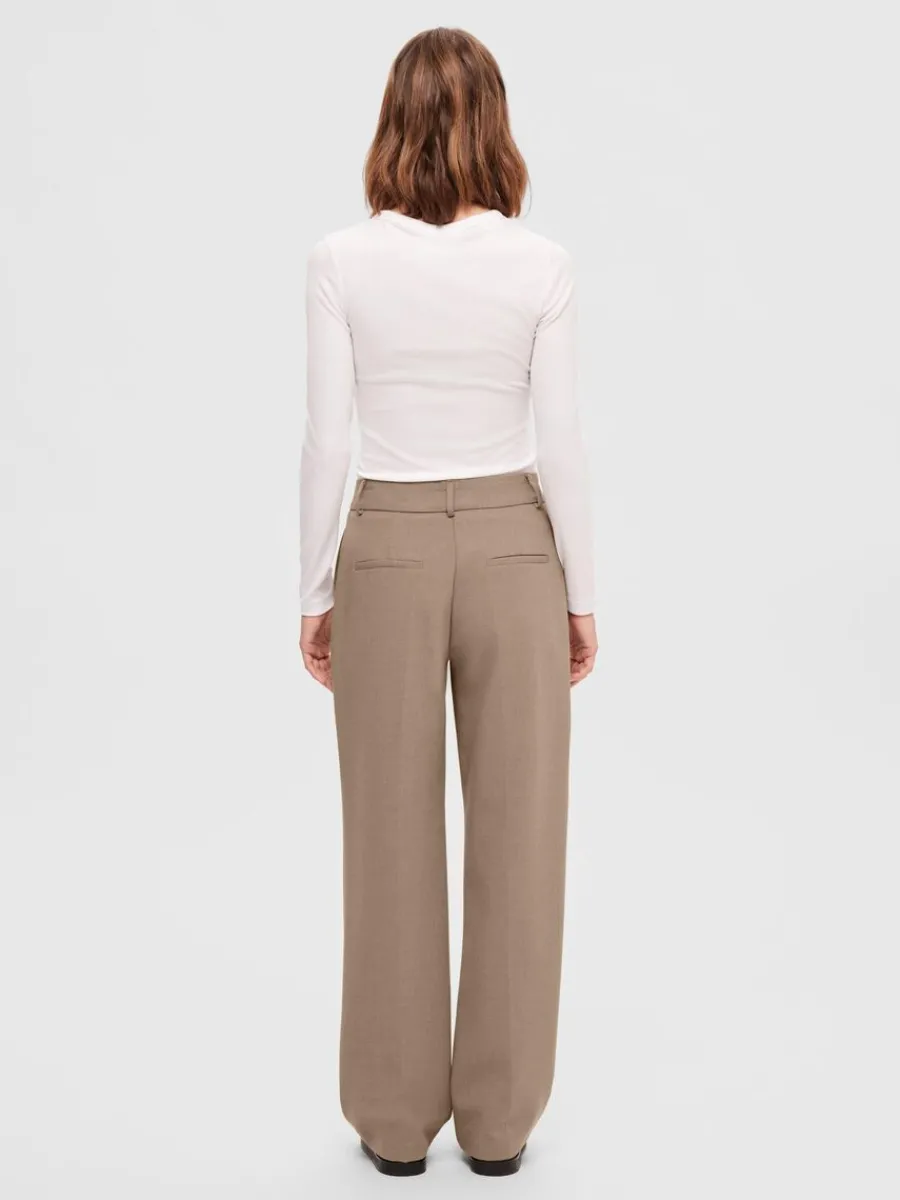 vvd_byxor_4-1.webp SELECTED VÄVD BYXOR Brown Best Sale