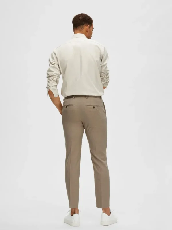 SELECTED VÄVD BYXOR Beige Online