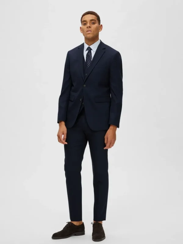 SELECTED VÄVD KAVAJ Blue Store