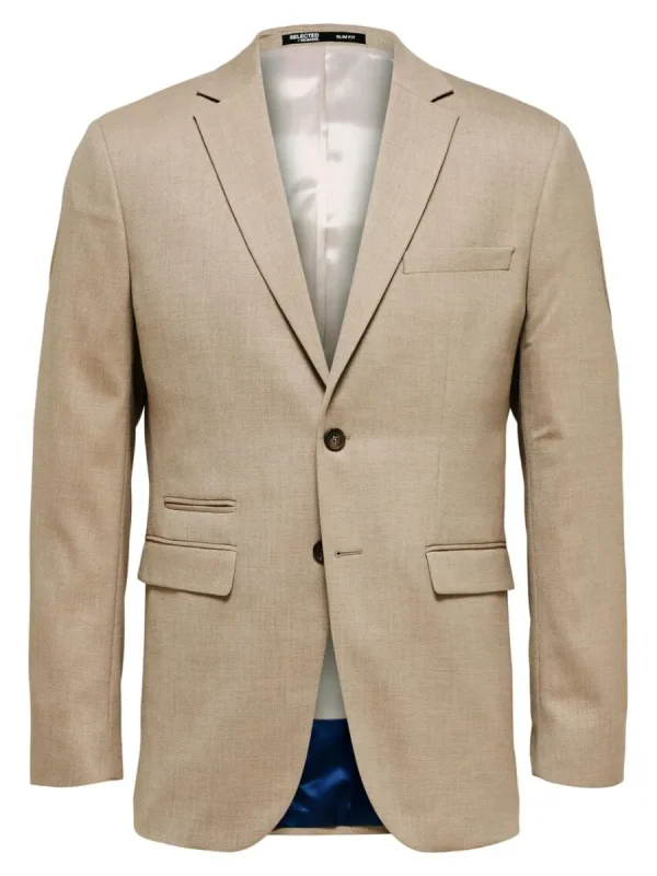 SELECTED VÄVD KAVAJ Beige Store