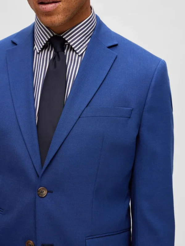 SELECTED VÄVD KAVAJ Blue Online